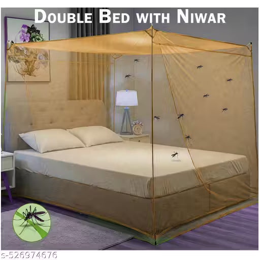 Double Bed Brown Color Mosquito Net